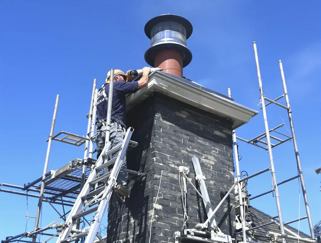Sturdy chimney crown finished by Greeley Chimney Sweep in Greeley, CO