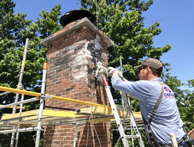 Structural chimney repair by Greeley Chimney Sweep in Greeley, CO