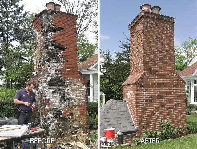 Greeley Chimney Sweep performing a full chimney restoration in Greeley, CO