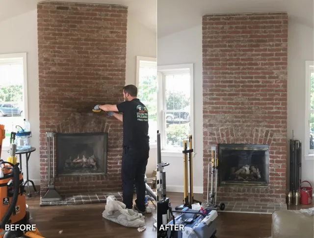 Finished chimney sweeping service by Greeley Chimney Sweep in Greeley, CO