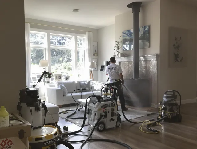 Soot removal service by Greeley Chimney Sweep for a fireplace in Greeley, CO