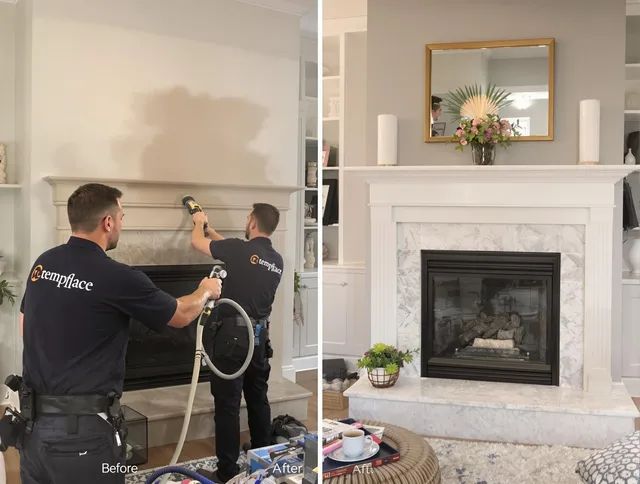 Professional soot removal by Greeley Chimney Sweep team in Greeley, CO